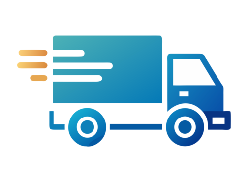 vector delivery truck icon