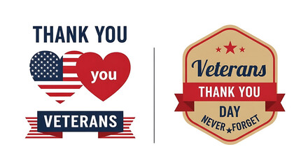 Honoring American Heroes Veterans Day Thank You with U.S