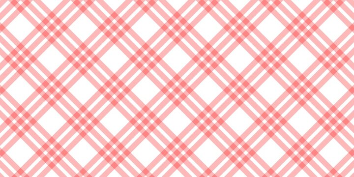 Autumn red gingham plaid pattern background. Seamless tartan design with warm pastel red lines on white backdrop, perfect for cozy fall fabric, wallpaper, or digital design.