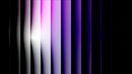 Vibrant purple and peach gradient with shimmering wave pattern. Neon-inspired light distortion on soft-toned glass. The neon-inspired hues highlight