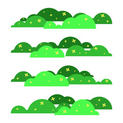 Collection of various illustrations of flowering plants	
