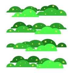 Collection of various illustrations of flowering plants	
