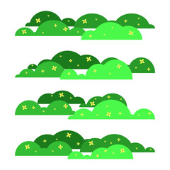 Collection of various illustrations of flowering plants	
