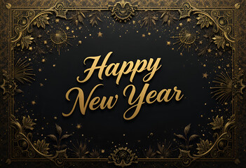 Monoline Happy New Year icon