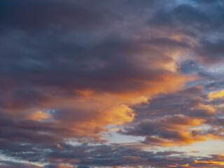 colorful sunset clouds .nature background