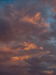 Obraz premium Colourful sunset clouds ,sunset in nature