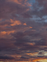 Obraz premium Colourful sunset clouds ,sunset in nature