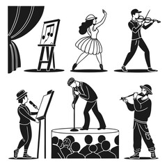 characters painter at easel dan