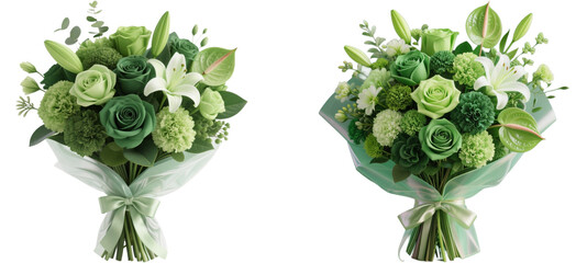 花　花束　ブーケ　植物　緑色