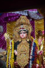 Maa Jagadhatri devi at Indian Festival