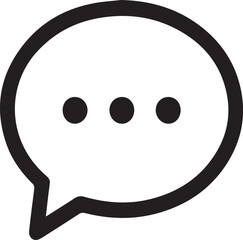 Fototapeta premium chat bubble icon