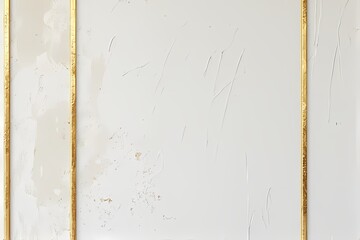 Golden work art on the wall