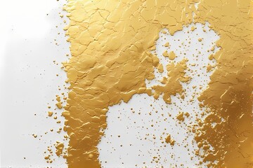 grunge background with golden paint