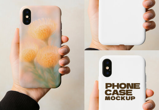 Elegant Phone Case Mockup Design Psd