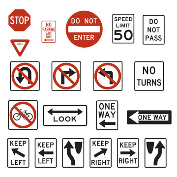 traffic signs collection