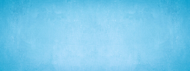 Abstract pastel blue painted colored scratched paper concrete wall texture background banner...