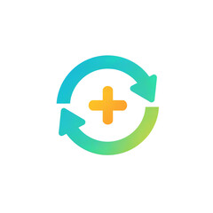 Fototapeta premium Continuous Improvement Process Icon