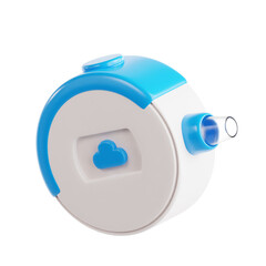 Dry Powder Inhaler 3D Icon