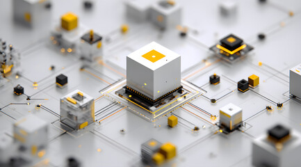 The cube module is located on the circuit component