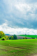 光と影の丘、北海道美瑛　Hills of Light and Shadow, Biei Hokkaido