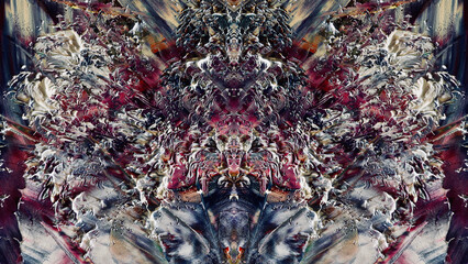 Abstract art background . Hand painting artwork on canvas .