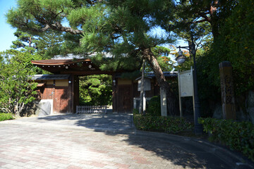 Obraz premium 白河院跡・法勝寺跡 京都市左京区岡崎