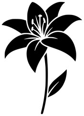 saint illustration flower silhouette lily logo religion icon catholic outline christian christianity jesus holy christ religious symbol faith god shape blessing vector graphic background