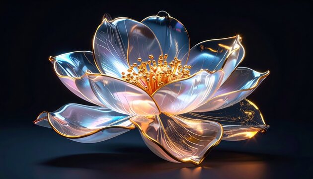 Glass Lotus Flower