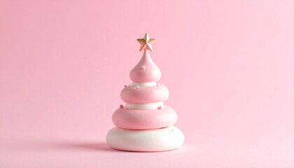 Pink Meringue Christmas Tree
