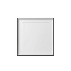 A clean, unadorned picture frame awaits artwork, suitable for home or office decoration, showcasing its potential