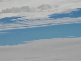 clouds over the mountains