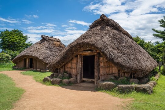 Ancient Jomon House: A Rustic Archaeological Landmark in Aomori, Japan's UNESCO Heritage Site
