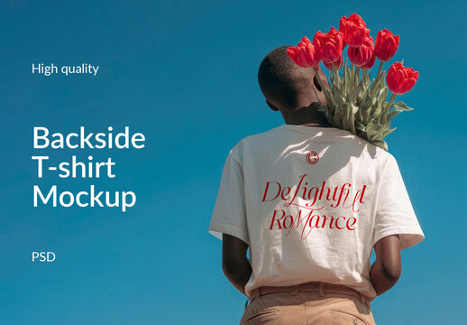 Creative T-shirt Mockup Design Psd