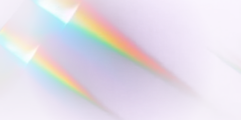 Iridescent light streaks shimmer across dark prism layers. Sparkling particles create motion and glowing depth. Perfect for digital, magical, or sci-fi backgrounds. PNG