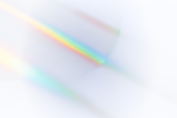 Iridescent rainbow streaks flow over dark glass surfaces. Transparent overlays add sparkling motion and luminous depth. Perfect for digital or fantasy designs. PNG