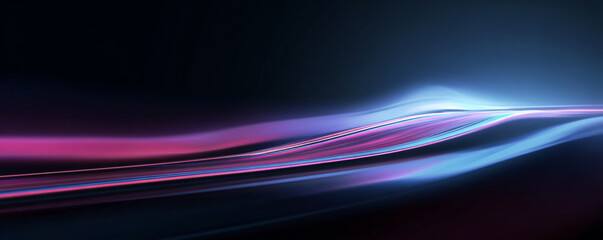 Curved neon waves streak across highways, glowing in vibrant colors to create dynamic trails of motion, speed, and energy.