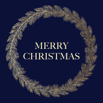 gold laurel wreath