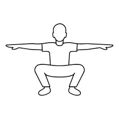 Person practicing yoga pose for balance and strength, promoting fitness and wellness lifestyle