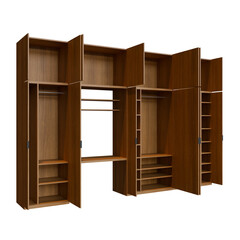 Wardrobe 3d Render Illustration