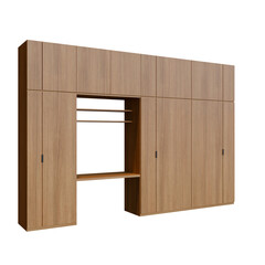 Fototapeta premium Wardrobe 3d Render Illustration