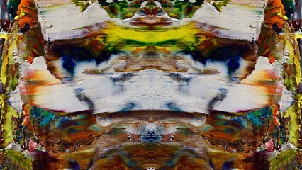 Abstract art background . Hand painting artwork on canvas .