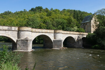 Steinerne Brücke über die Werra bei Creuzburg