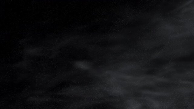 Typhoon Rain Storm 210 frame loop black background 4k