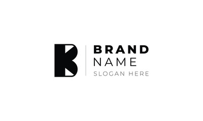 Obraz premium Letters KB or BK Vector Monogram Logo Design