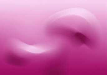 Gradient Fuchsia Background with Circular Shapes Design, Abstract Curves & Smooth Shading