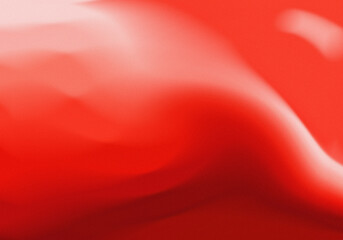 Layered Red Waves with White Circle Abstract Gradient Background Design