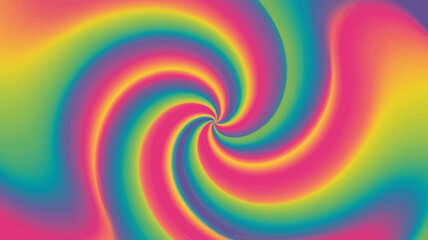 Vibrant rainbow swirl gradient abstract background