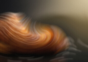 Golden Croissant Closeup with Sugar Crystals on Dark Background, Pastry Baking