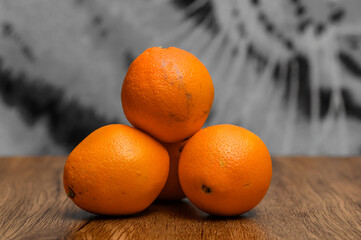 A kilogram of fresh organic Sicilian oranges