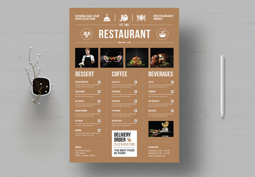 Food Menu Template